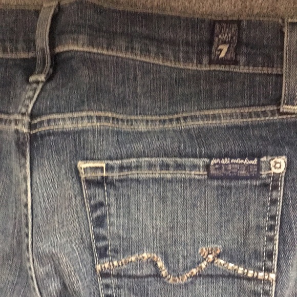7 for all Mankind Roxanne Jeans size 25 Medium Wash - Picture 7 of 15